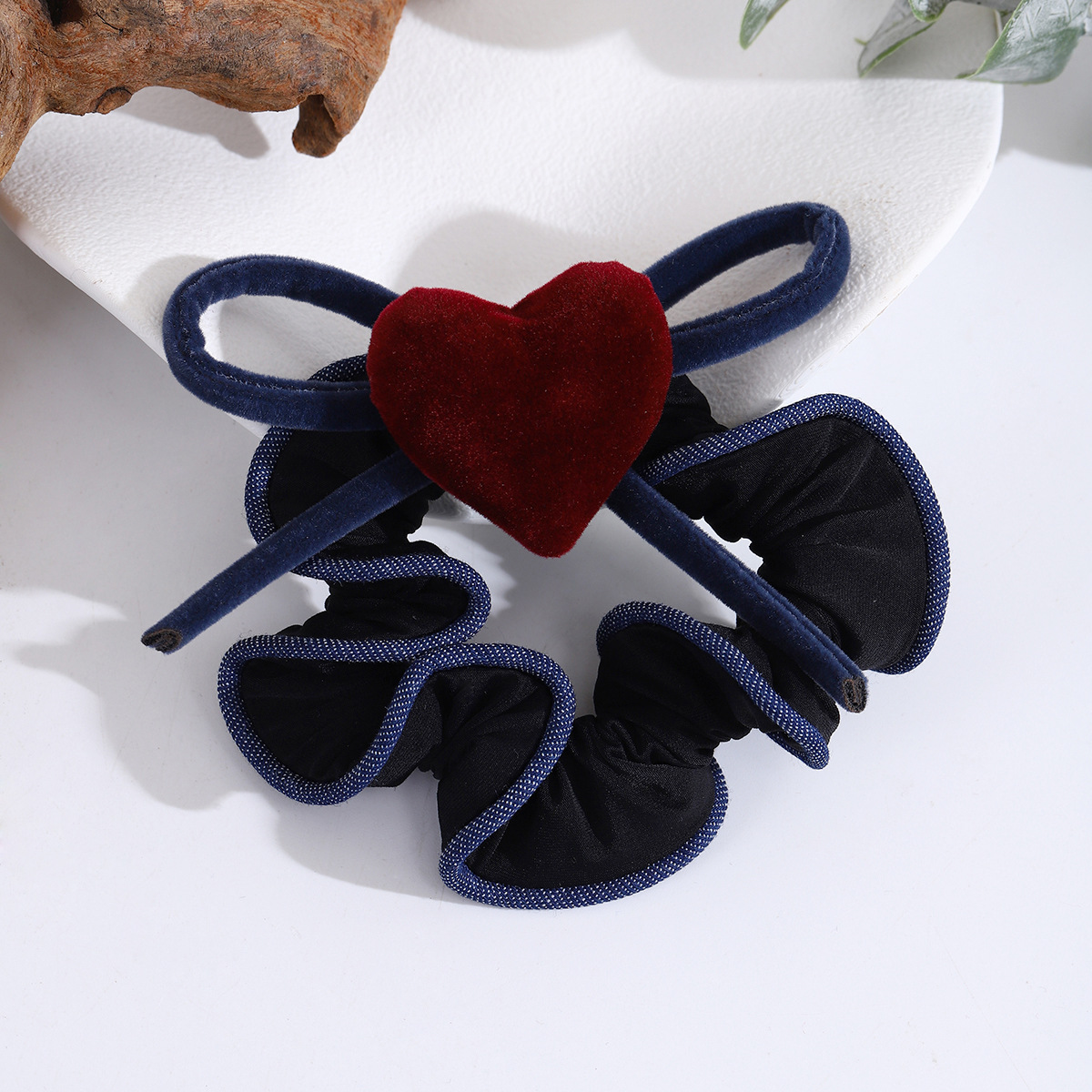 Red Love Bound Hair Ring