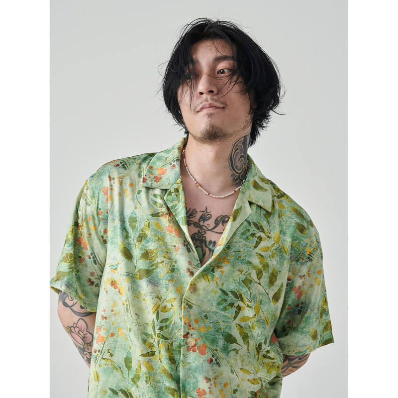 Cross-border Foreign Trade New Original Japanese Unisex Wizard of Oz Shirt Hawaii Loose Short-sleeved Shirt Beach Trendy