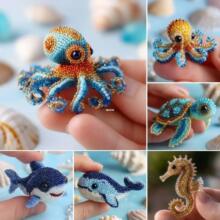 �羳��ƷOctopus Bead Embroidery Kit ��������齑diy�׼�