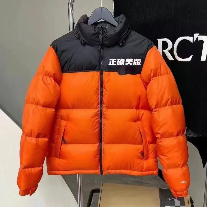 Putian 1996 puramente original cara norte hombre y mujer a prueba de viento chaqueta de plumón de la familia del norte para mantener el calor de la pareja de pan abrigo impermeable