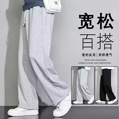 太ったプラスの大きいサイズの衛のズボンの男性のファッションのブランドのまっすぐな筒はゆったりしています。