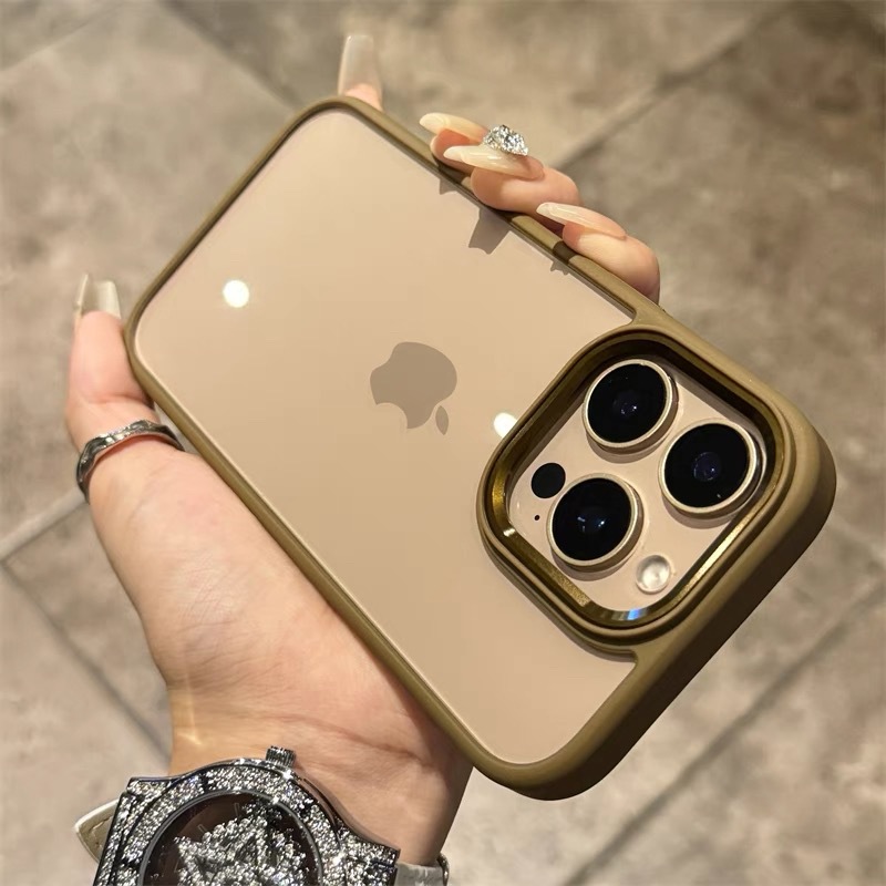 适用苹果XR改15Pro沙金色透明XS改16Pro改装机手机壳XSmax改14Pro