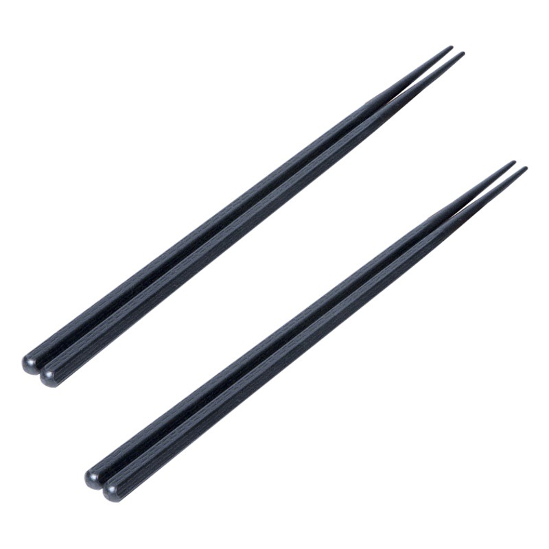 Nuevo hogar palillos de aleación de estilo japonés palillos puntiagudos palillos negros de alto aspecto palillos sin moho kuaizi al por mayor