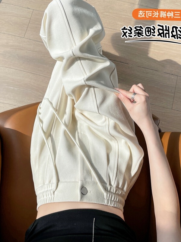 Real Shot in stock Spring and Summer New Thin Pinstripe Wide Leg Pants High Waist Narrow Version Straight Knitted Casual Pants for Women