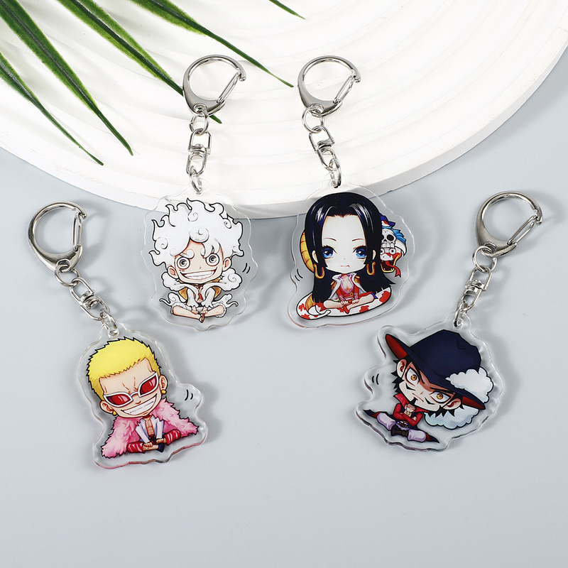 アニメワンピース周辺アクリルキーホルダーワンピース二次元高透明バックパックペンダントジュエリー卸売|undefined