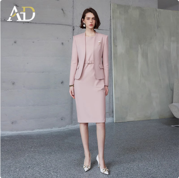 Pink suit + dress
