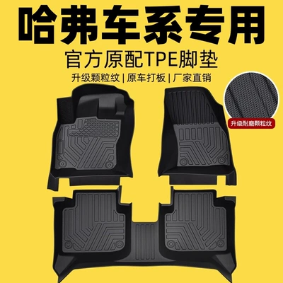 TPE car floor mats for Haval H6, H6M6, Haval H2, Xiaolong H5, First Love F7, Big Dog H3, Menglong H1, Shen Shou H4, and Chitu (Modelə uyğun ayaqaltı)