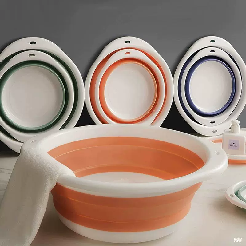 Бытовая силиконовая складная стойка для умывальника, детский мультяшный умывальник, студенческое общежитие, портативный телескопический складной умывальник для путешествий