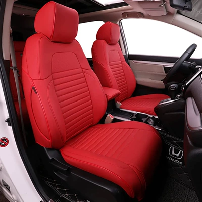 Modelə uyğun (Original) oturacaq örtükləri – All Seasons, Fully Enclosed Special Seat - passion-red-original-car-texture-five-seats-nappa-leather-full-surround-of-front-and-rear-rows