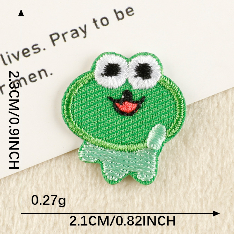パッチ韓国刺繍パッチクリエイティブ漫画動物食品バッグ DIY アクセサリー한국Wappen パッチ布パッチ|undefined