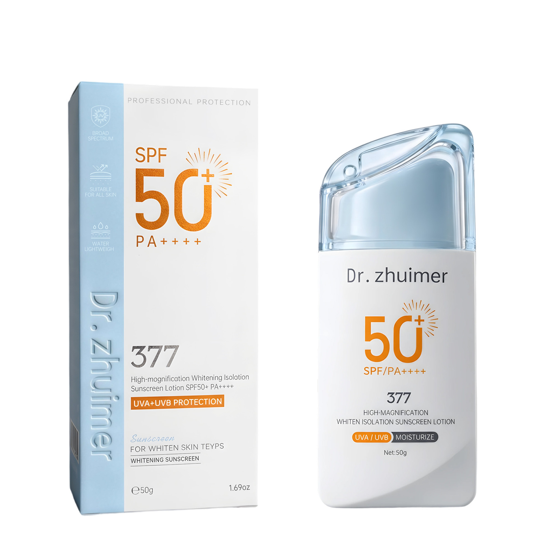 LLei crema facial simple protector facial protector solar protector 3 en 1 belleza de la fiesta estudiantil blanqueamiento natural aclaramiento de la piel desnudo