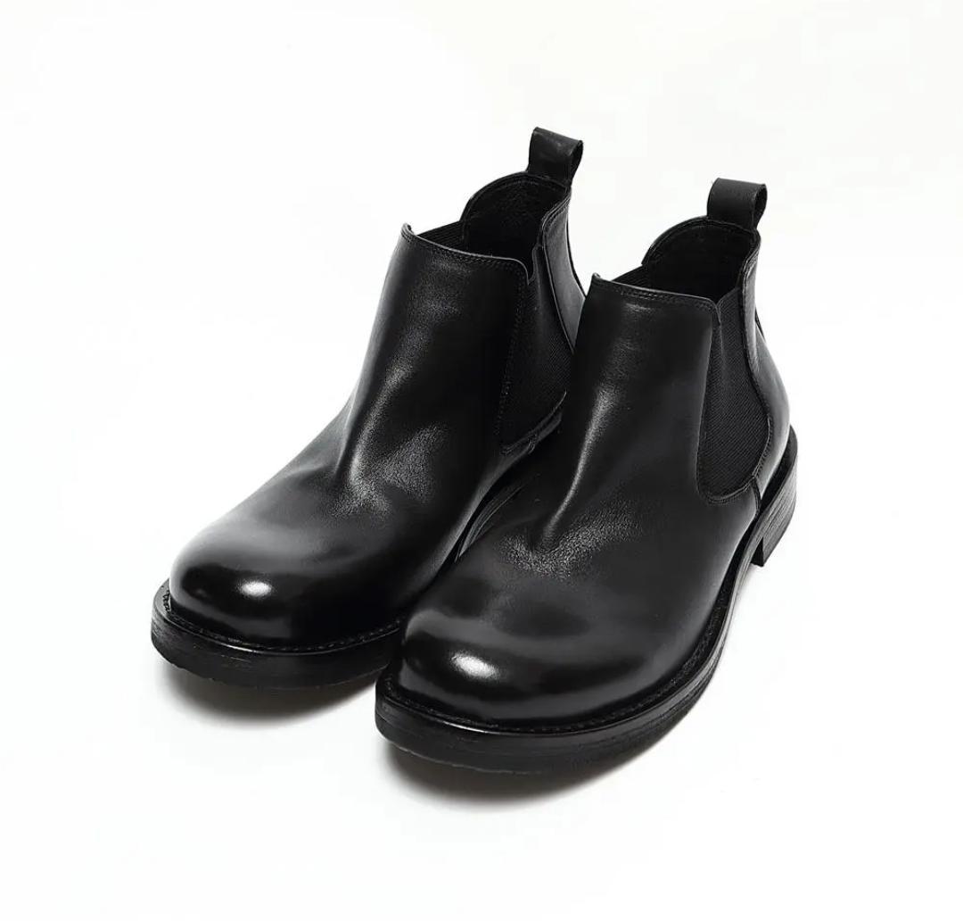 Stivali singoli da uomo in pelle nuovi autunnali e invernali, stivali corti, scarpe in pelle con testa grande, scarpe Derby_voghion.com