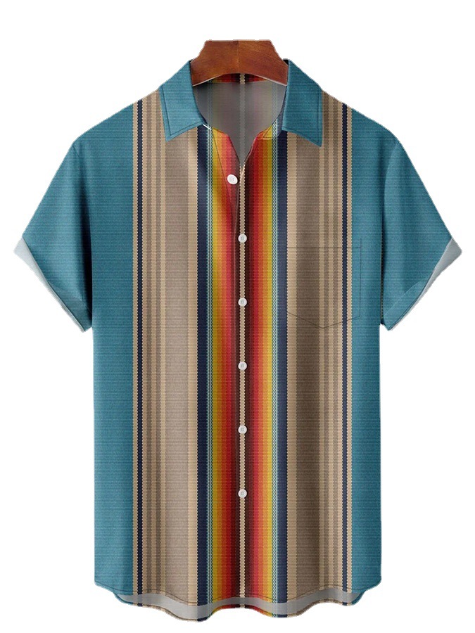 Neues Sommer-Casual-Print-Aloha-Hemd für Herren, Urlaub, Strand_voghion.com