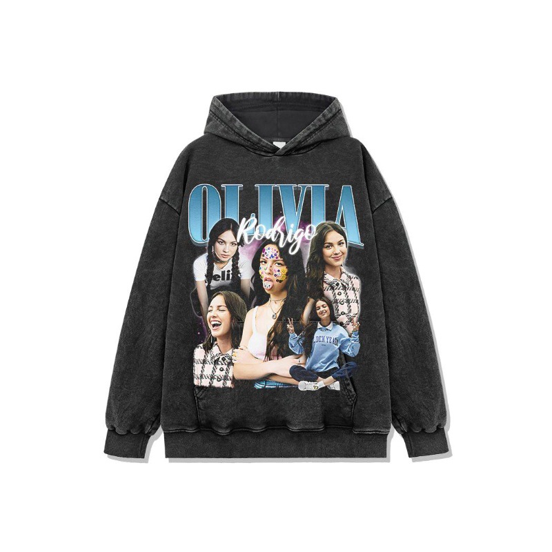 Nicho de belleza americana impresión de camisa Olivia Rodrigo Olivia Rodrigo chaqueta con sombrero