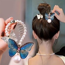 E 36987 Elegant Orchid Hair Clip ���������� �羳ŷ��