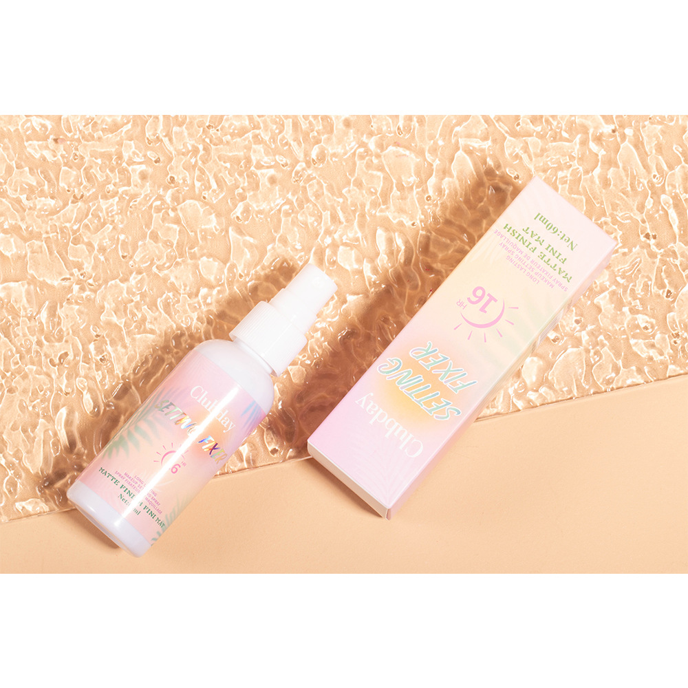 Clubday 60ML Cross-border Moisturizing Matte Setting Spray Long-lasting Oil Control, Water Resistance and Clear Setting Spray Water undefined