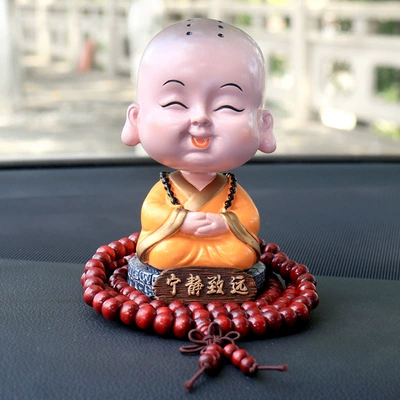 Car ornaments Buddha creative: Car ornaments - quiet-zhiyuan