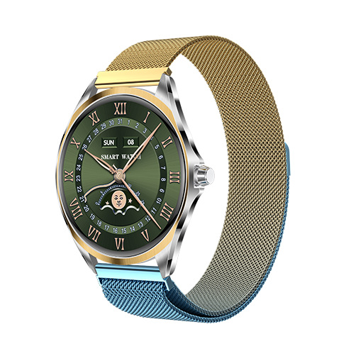 Smartwatch donna elegante con display amoled e cinturino in acciaio_voghion.com