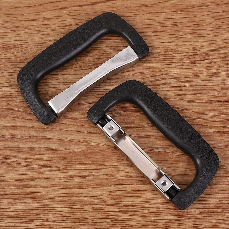 Caja de herramientas de aleación de aluminio, caja de plástico, caja de contraseña, maleta, maleta, mango, maleta de viaje