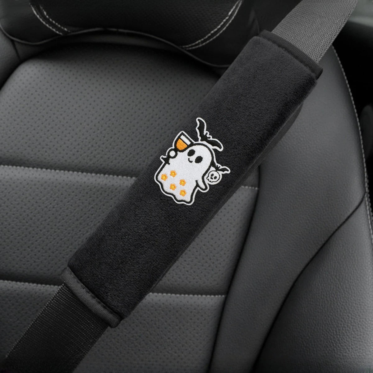 Car Seat Belt Protector Halloween Shoulder Cover Car Seat Belt Interior Supplies Protective Cover