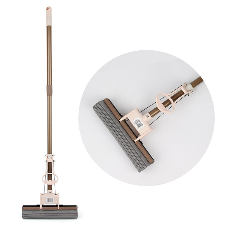 Yun Gongzi Convenient Single Roller Absorbent Collodion Mop 27cm Rice Coffee Color Single Yun Gongzi Convenient Single Roller Absorbent Collodion Mop 27cm Rice Coffee Color Single