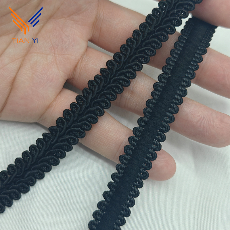 검은 지네 벨트*1.3CM