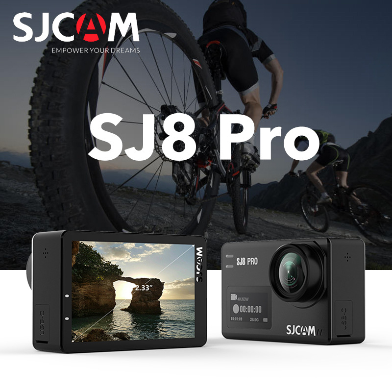 SJCAM 运动相机 SJ8PRO 防水摩托车记录仪4K高清摄像机DV新年礼品