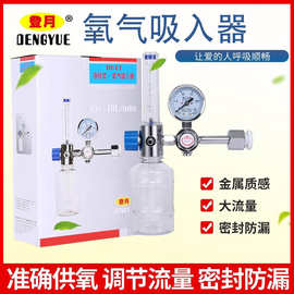 登月浮标式氧气吸入器氧气表氧气瓶家用氧气流量表潮化瓶中心供