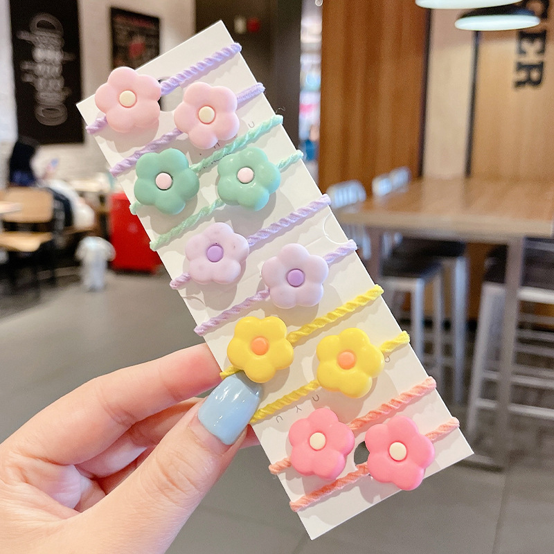宝宝拇指发圈女童皮筋弹性好不伤发可爱啾啾头绳扎头发橡皮筋|undefined