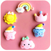 Resin with accessories, broom, slippers, hairpins, cream toy, phone case, accessories, handmade
