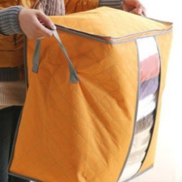 Nueva gran bolsa de almacenamiento de edredón de carbón de bambú colorido edredón Almacenamiento de ropa almacenamiento organizador bolsa de almacenamiento