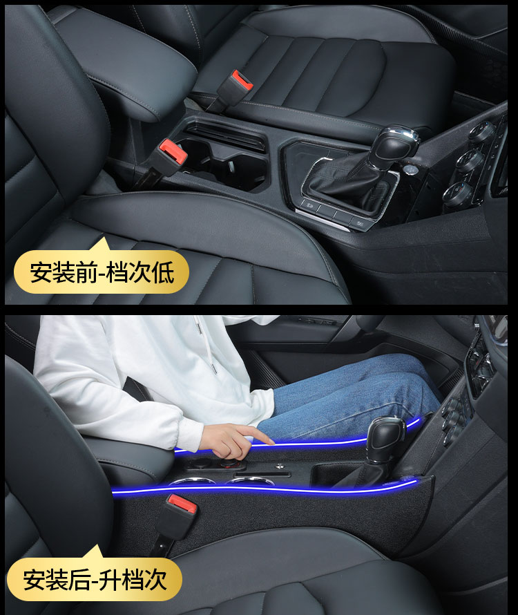 Special modification of the armrest box for Volkswagen Tiguan - Tiguan central console armrest box cover for Tharu