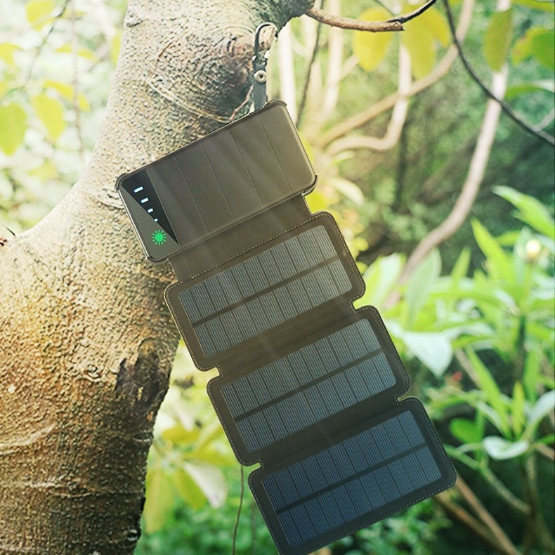 Portátil universal 10000 mAh fuente de alimentación móvil banco de energía solar fuente de alimentación para exteriores OEM O EM