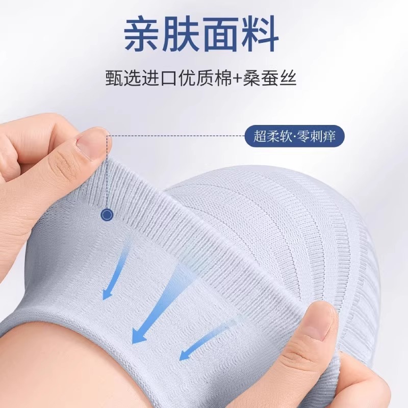 【轻薄透气】夏季护膝久穿不勒关节保护护膝冰丝触感防滑吸湿排汗|undefined