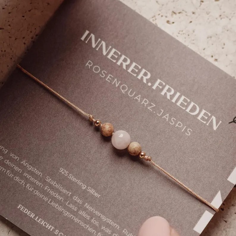 Cross-Border New Style Rose Quartz Bracelet, Creative Handmade Adjustable Jewelry with 3 Natural Stones Cross-Border New Style Rose Quartz Bracelet, Creative Handmade Adjustable Jewelry with 3 Natural Stones