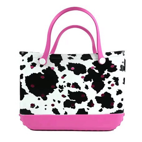 欧米の大型EVAビーチバッグ多機能収納バッグ女性用ハンドバッグDIY穴バッグ大容量スポット|undefined