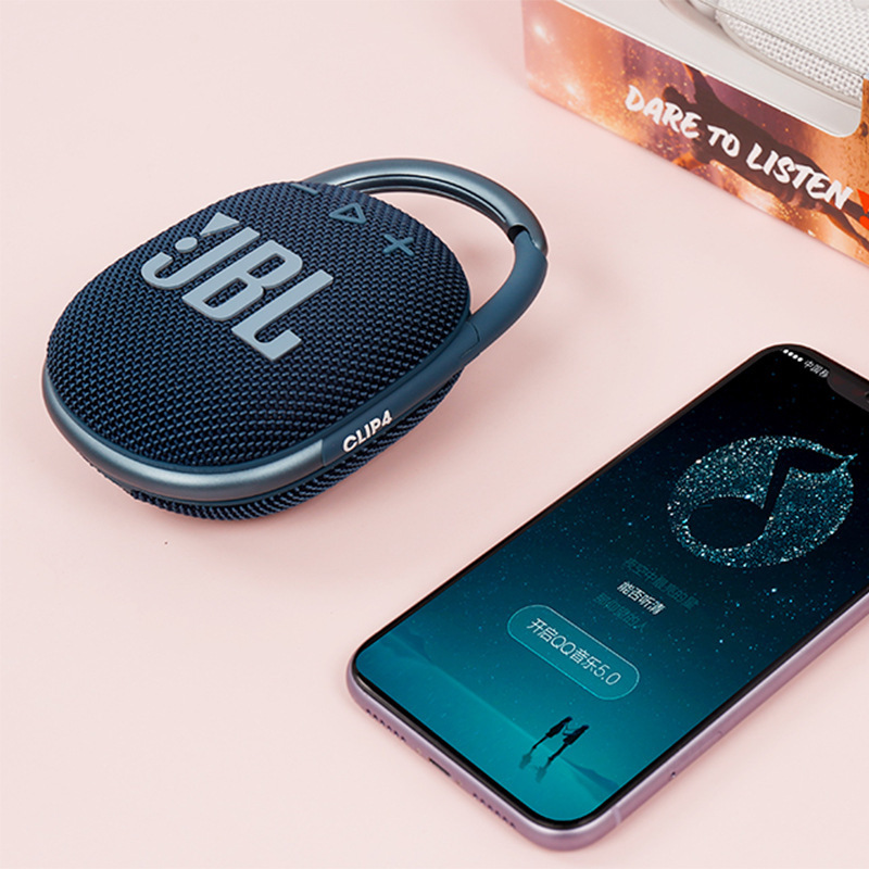 Suitable for Jbl Clip4 Wireless Bluetooth Speaker Portable Clip-On Card-Insertable Speaker Outdoor Mini Subwoofer Card-Insertable Speaker