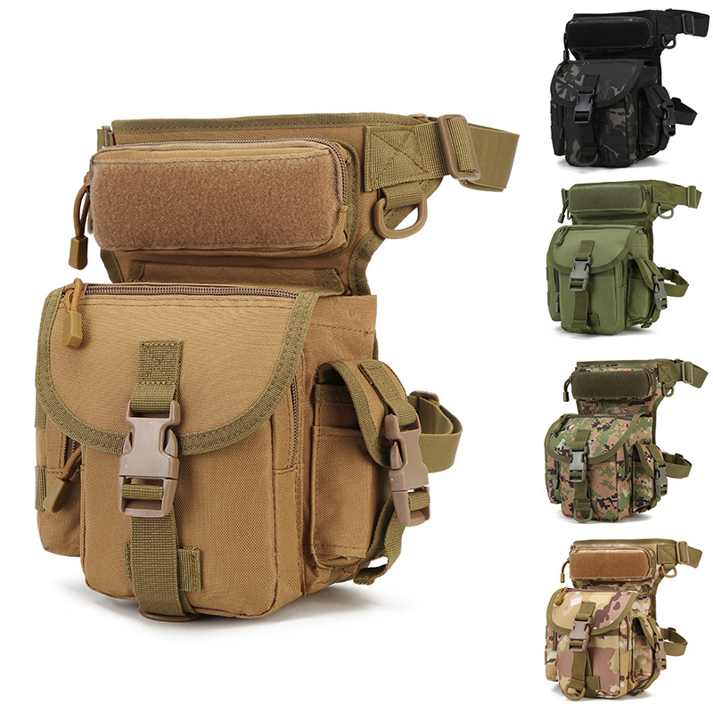 Oxford tela estudiante al aire libre deportes pierna bolsa al aire libre de ocio de viaje bolso del alpinismo bolso de la cintura al aire libre multifuncional fabricante