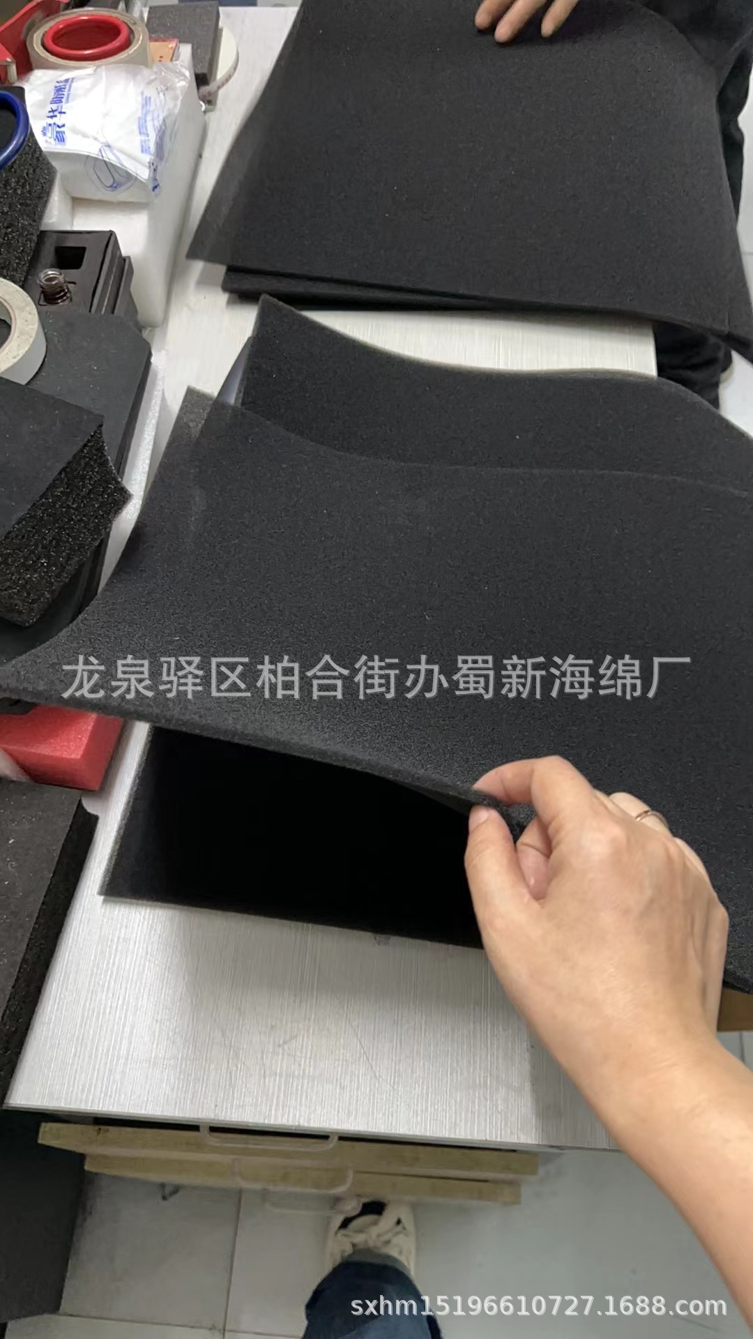 厂家供应黑色网孔防尘海绵/防尘过滤海绵/喷泉防尘棉/冷却塔降噪