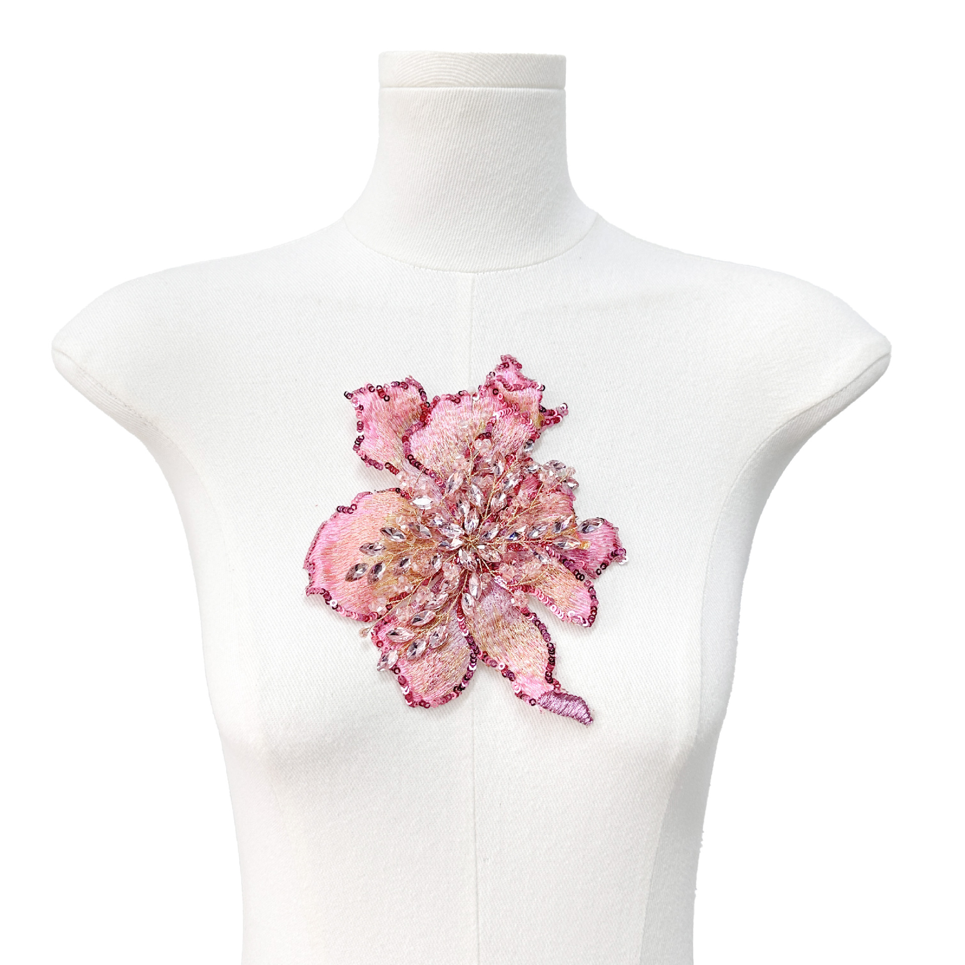Multicolor sequinilla perla tela flor de arce decalco ropa accesorios accesorios colgantes accesorios para el cabello decoración de boda