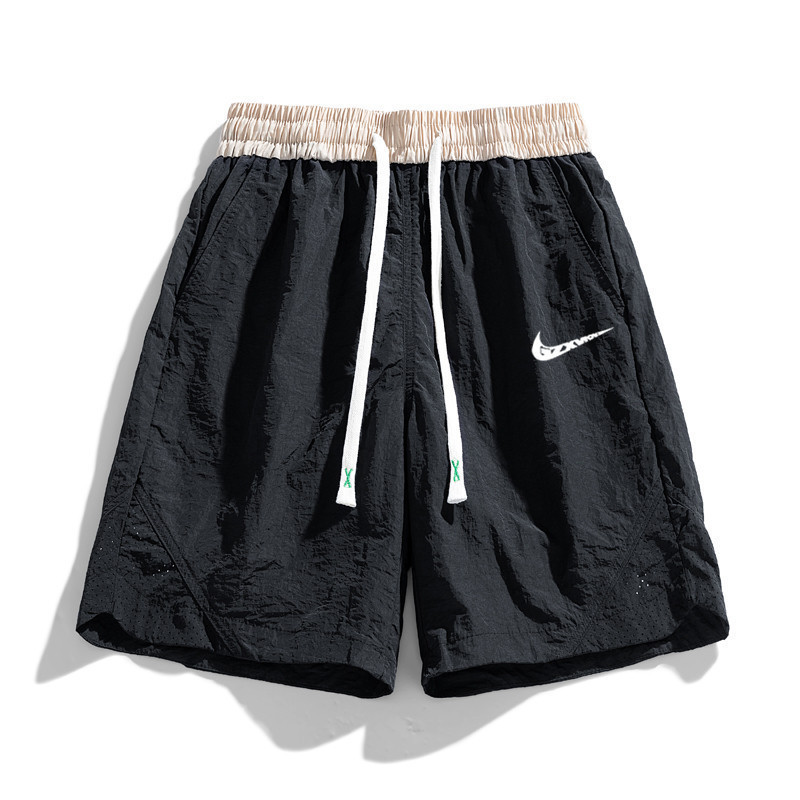 Men's Pants 2025 Summer Popular Five-Point Shorts Men's Large Size Loose Thin Casual Breathable Quick-Drying Hole-In-The-Wall Pants