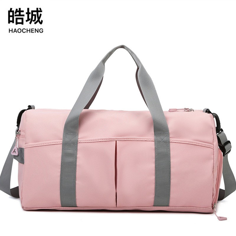 Bolsa de fitness de gran capacidad de corta distancia 2024 nuevo bolso de entrenamiento de separación en seco y húmedo, bolsa de viaje deportiva al por mayor