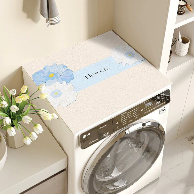 Drum Type Washing Machine Top Cushion Table Top Waterproof Leather Sunscreen Cover Desktop Dust Cover Bedside Table Dust Mat Drum Type Washing Machine Top Cushion Table Top Waterproof Leather Sunscreen Cover Desktop Dust Cover Bedside Table Dust Mat