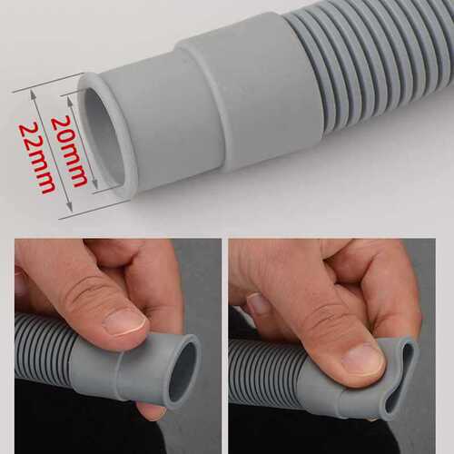 Wholesale kitchen sink overflow pipe downpipe soft tube dishwasher basin vegetable basin overflow mouth connector extension drain pipe
