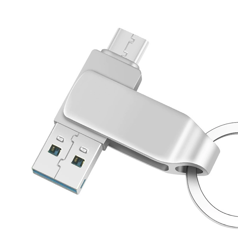 Совместимая высокоскоростная мобильная USB-флешка, ёмкий для ноутбука, 128 ГБ, Android