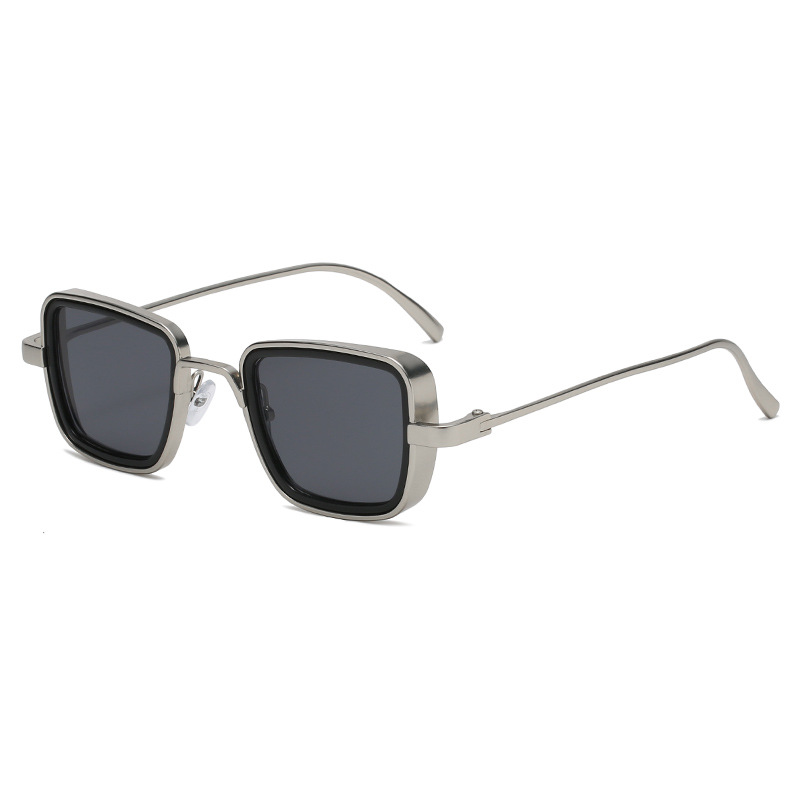 Silver frame gray film