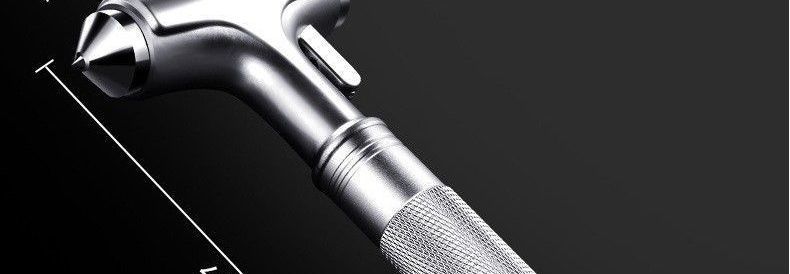 Multifunctional 3-in-1 Car Safety Hammer for Window Glass, Car-mounted Hammer for Breaking Windows and Escape, Other Tungsten Steel