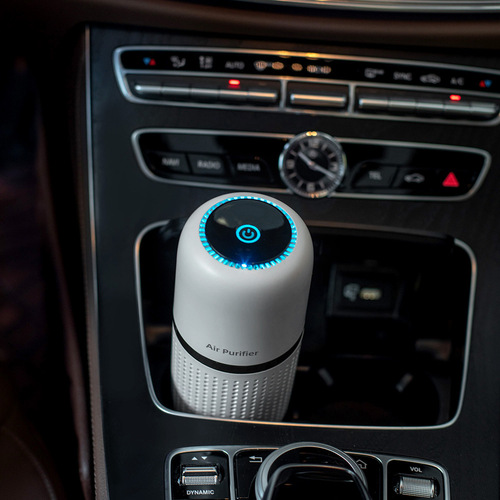  New Cross-border P02 Car Air Purifier Small Portable Formaldehyde Air Purifier with Negative Ions