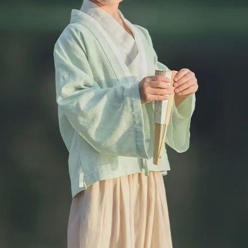 稚子言儿童汉服男童中国风春秋套装夏季新款童装宝宝唐装比竹|undefined