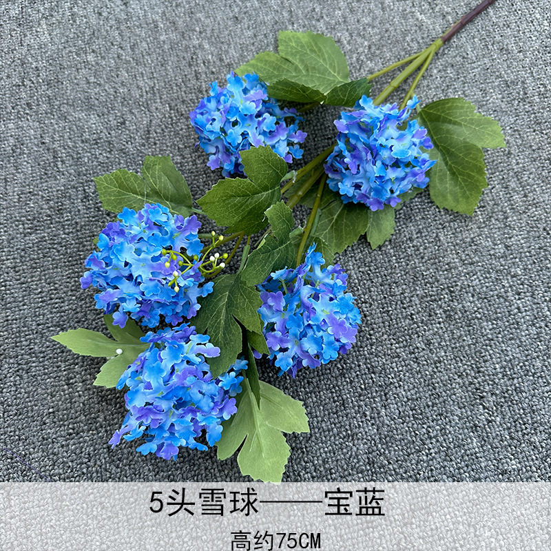 5 bolas de nieve, azul real